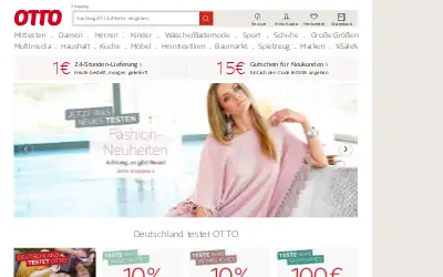 otto.de in 2016