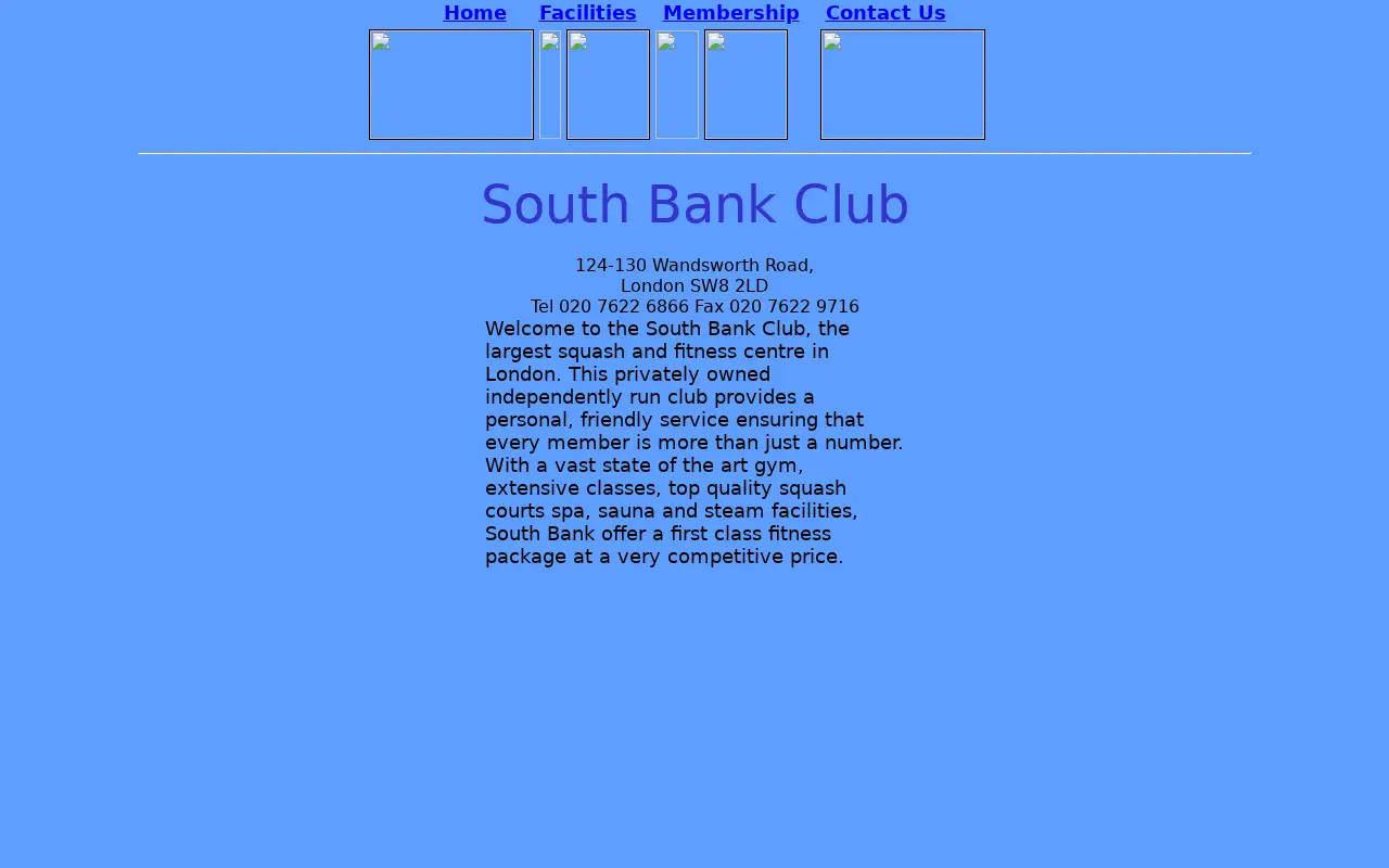 southbankclub.co.uk in 2001