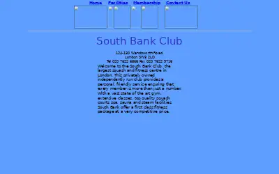 southbankclub.co.uk in 2001