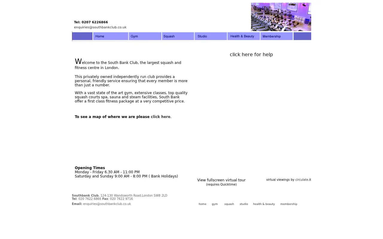 southbankclub.co.uk in 2006