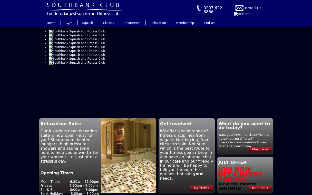 southbankclub.co.uk in 2011