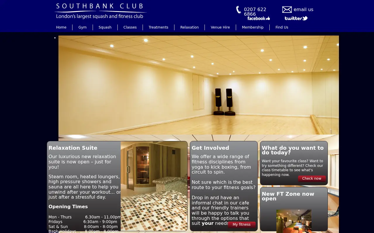 southbankclub.co.uk in 2014