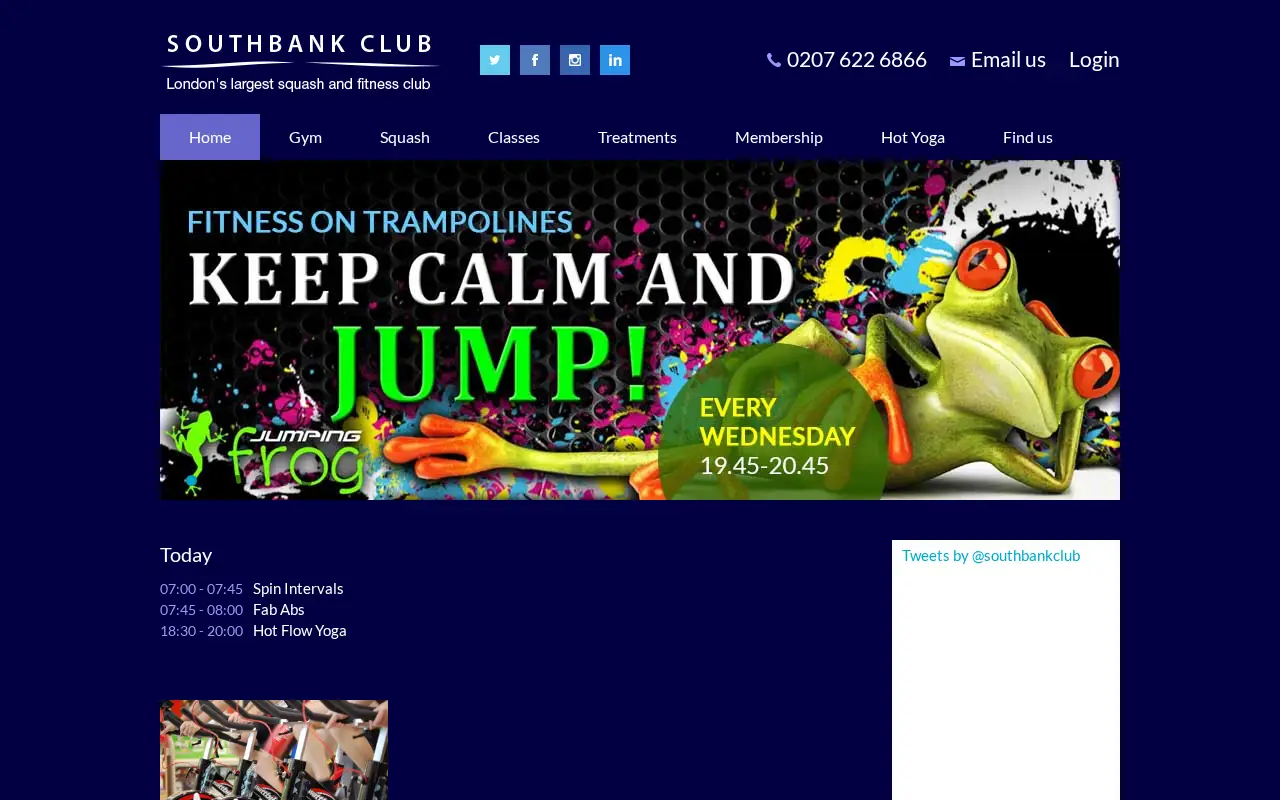 southbankclub.co.uk in 2016