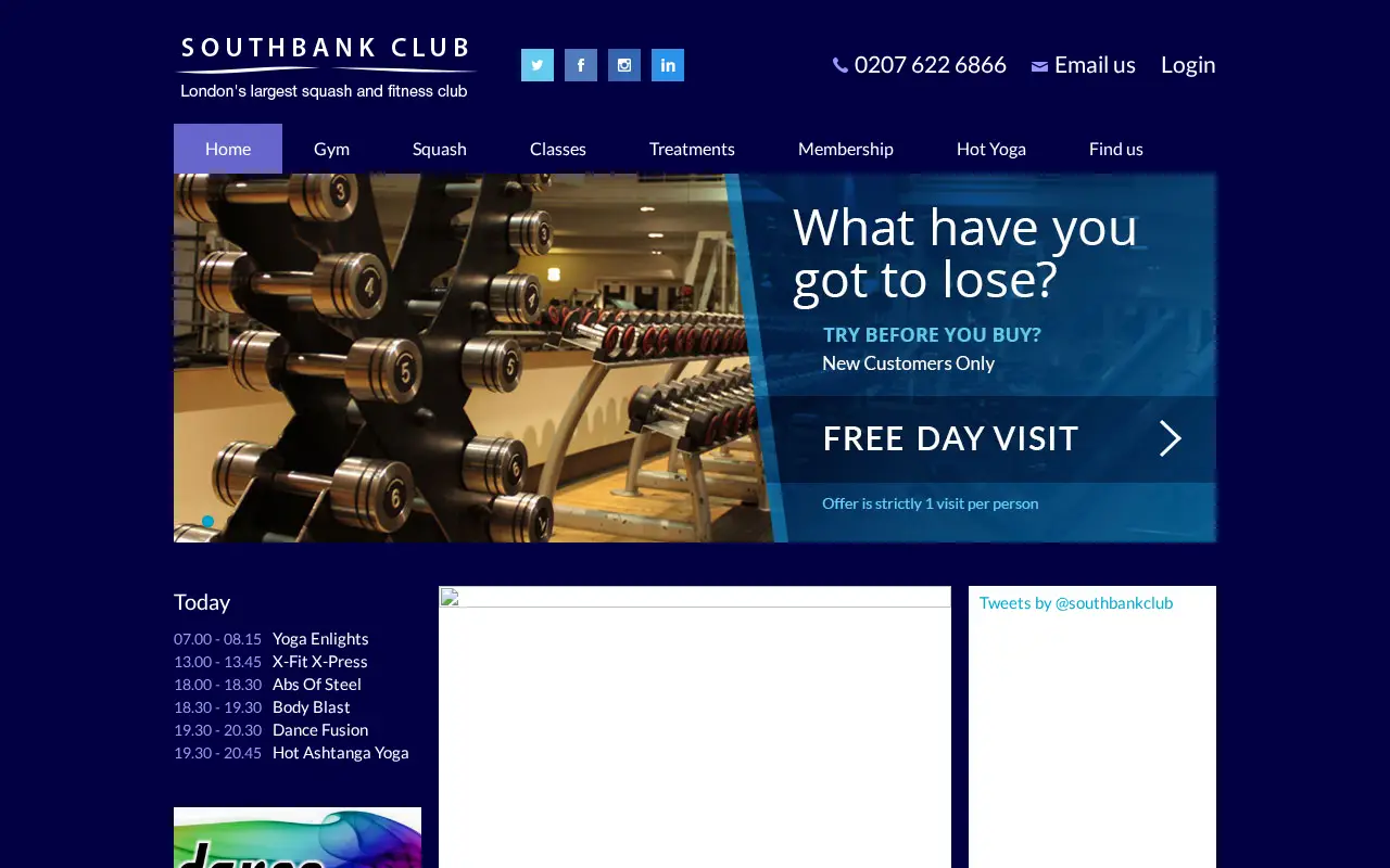 southbankclub.co.uk in 2019