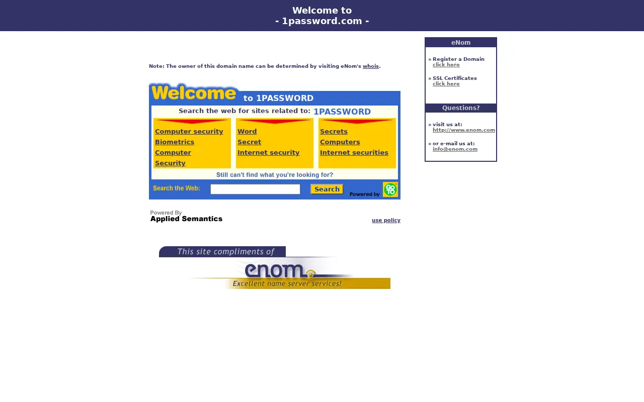 1password.com in 2001