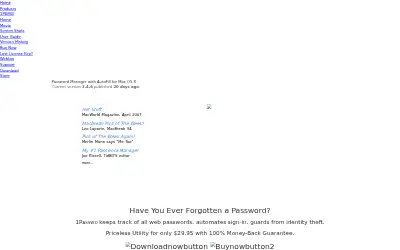 1password.com in 2007