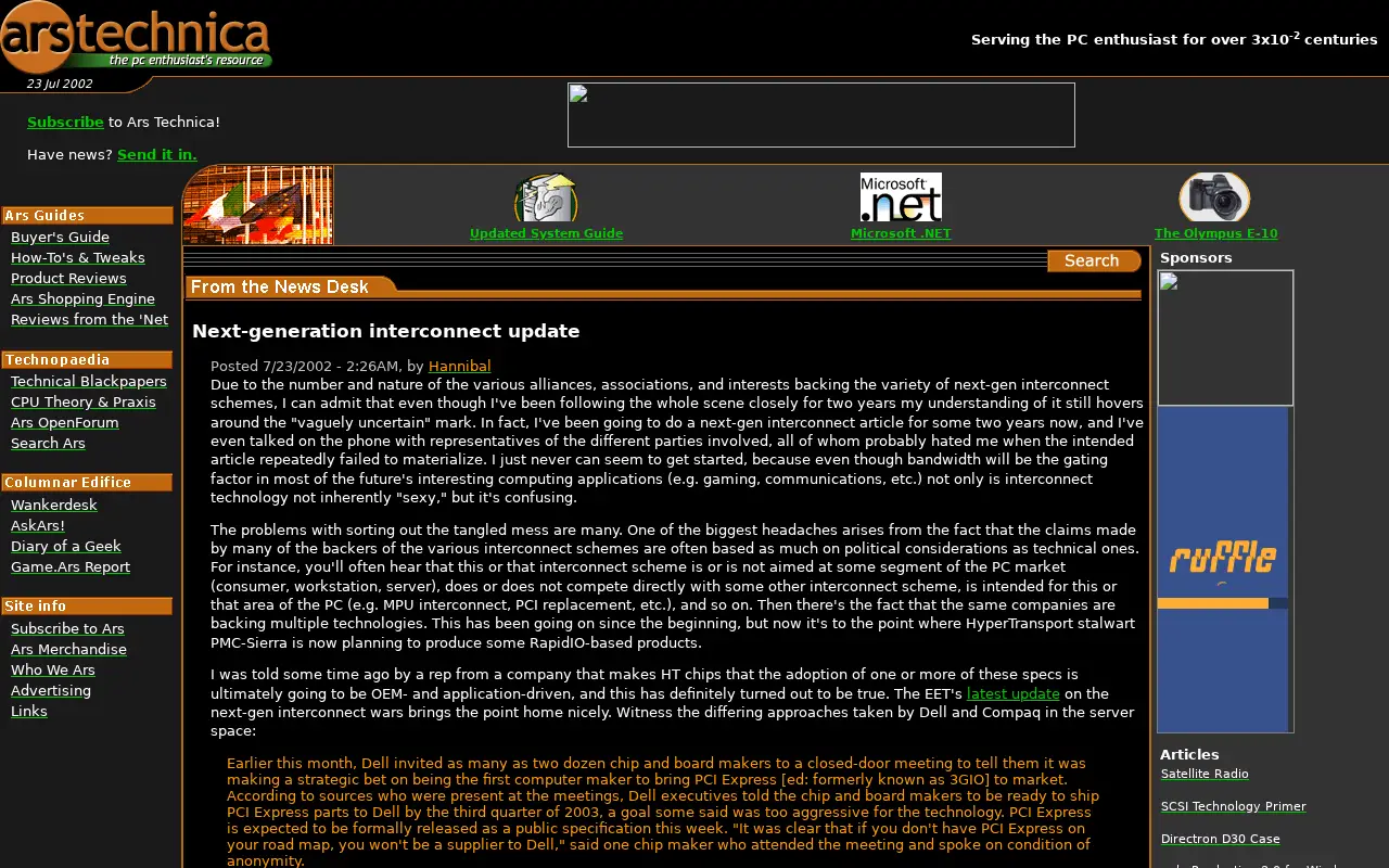 arstechnica.com in 2002
