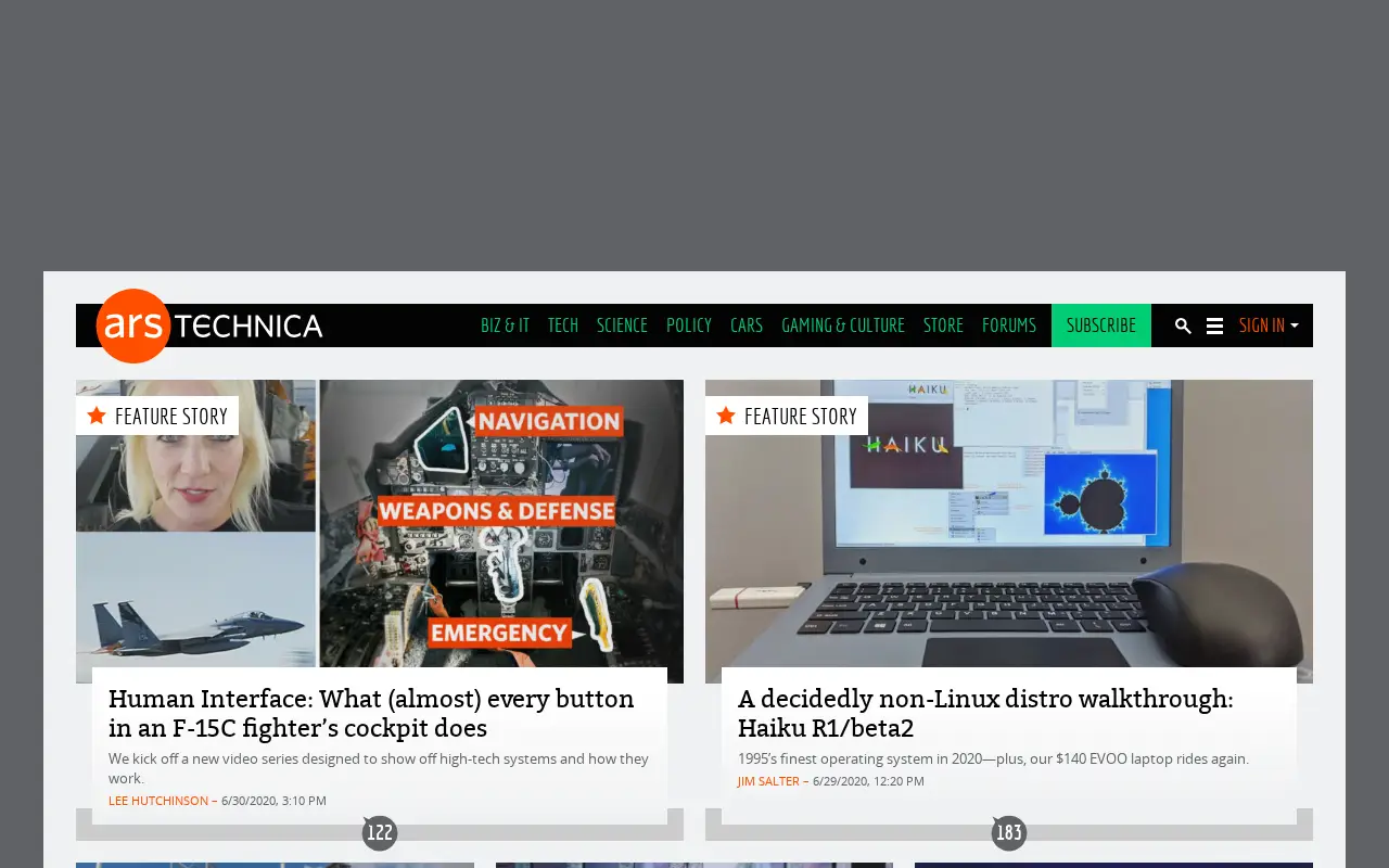 arstechnica.com on July 1, 2020