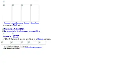 samsung.com in 1996