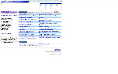 samsung.com in 1999