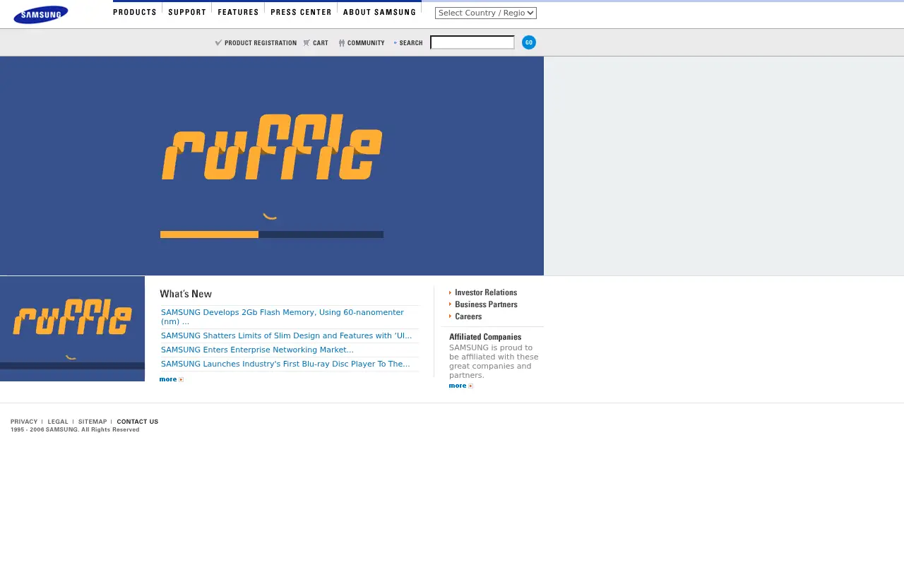 samsung.com on July 1, 2006