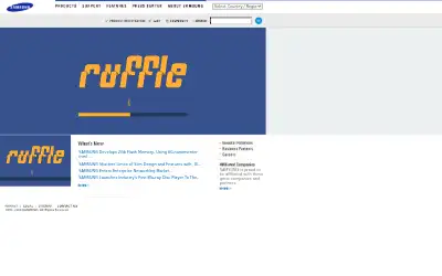 samsung.com in 2006
