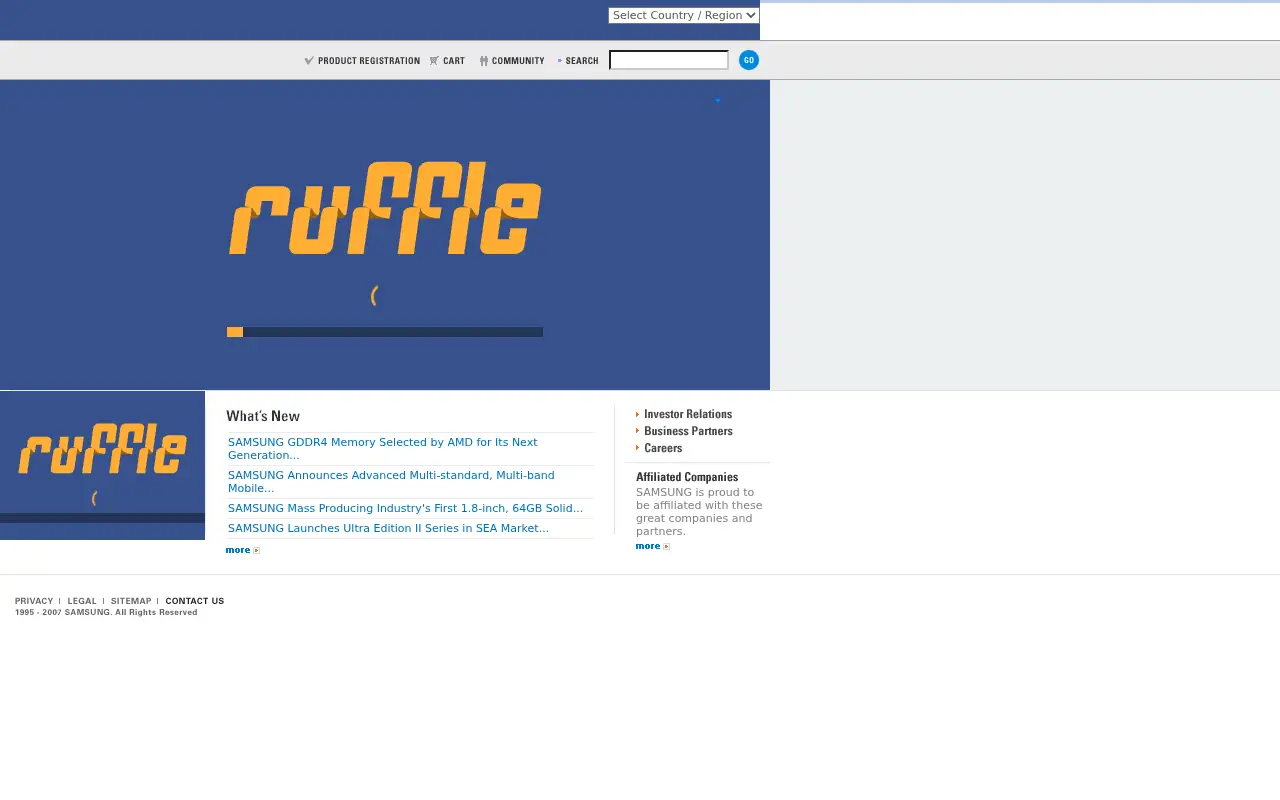 samsung.com on June 30, 2007