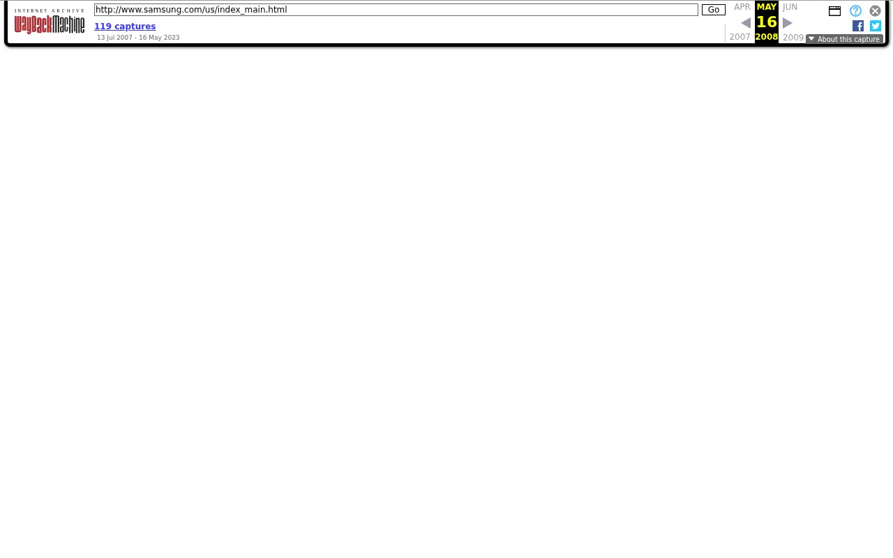 samsung.com in 2008