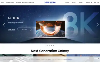 samsung.com in 2019