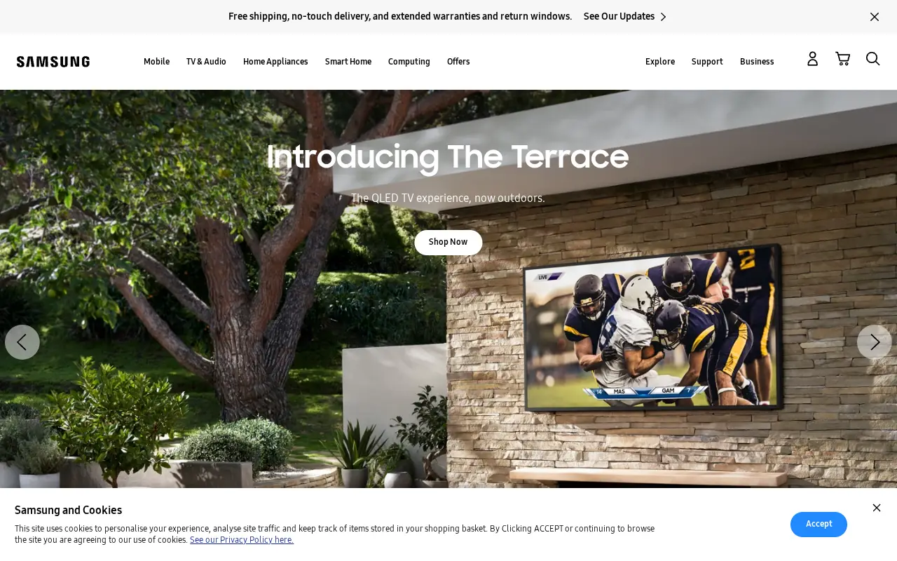 samsung.com in 2020