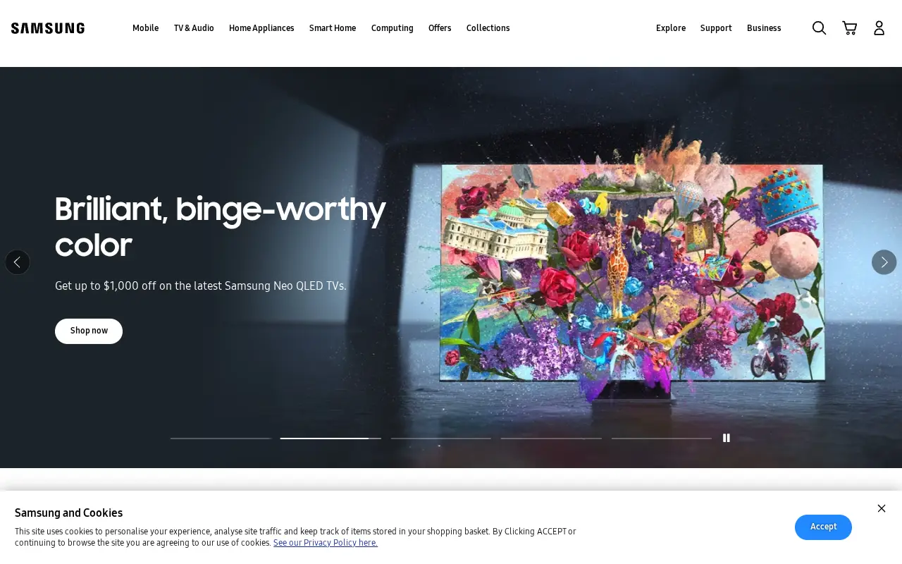 samsung.com in 2021