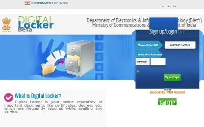 digitallocker.gov.in in 2015