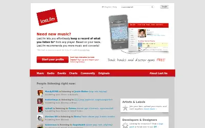 last.fm in 2012