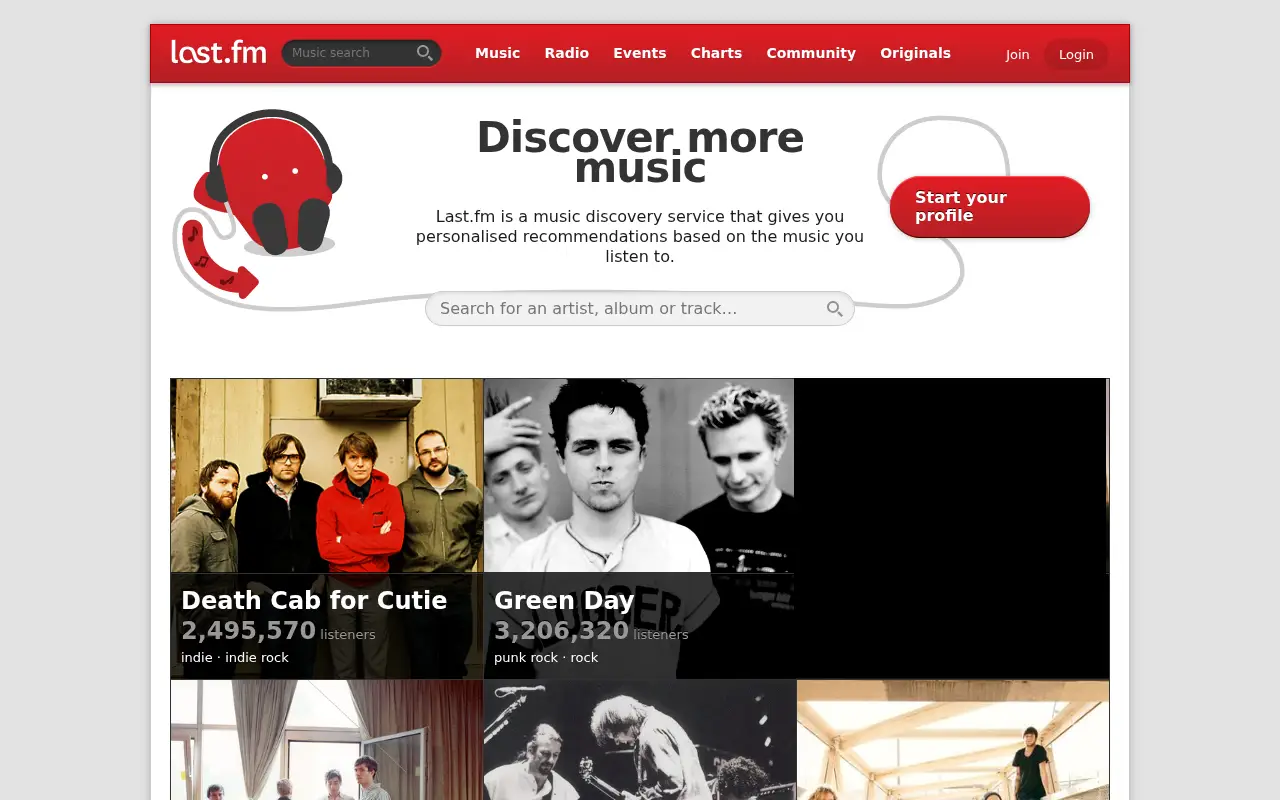 last.fm on July 1, 2013