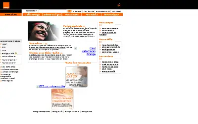 orange.fr in 2005