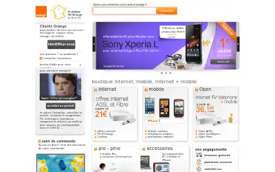 orange.fr in 2013
