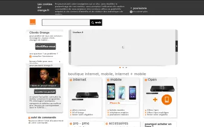 orange.fr in 2016