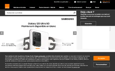orange.fr in 2020