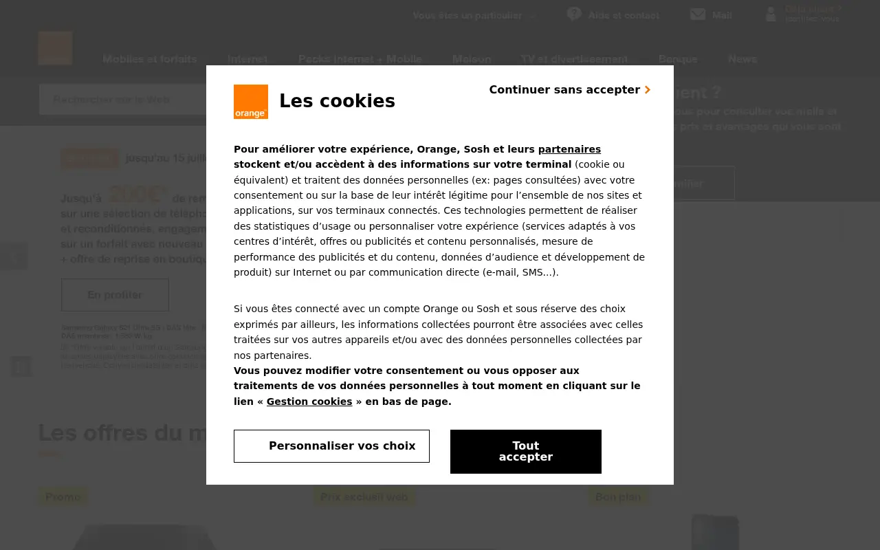 orange.fr in 2021