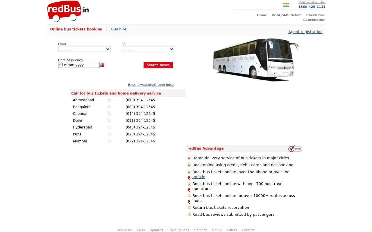 redbus.in in 2010