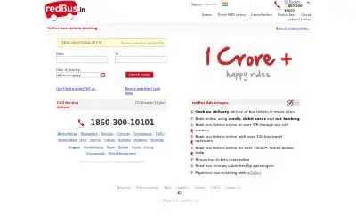 redbus.in in 2012