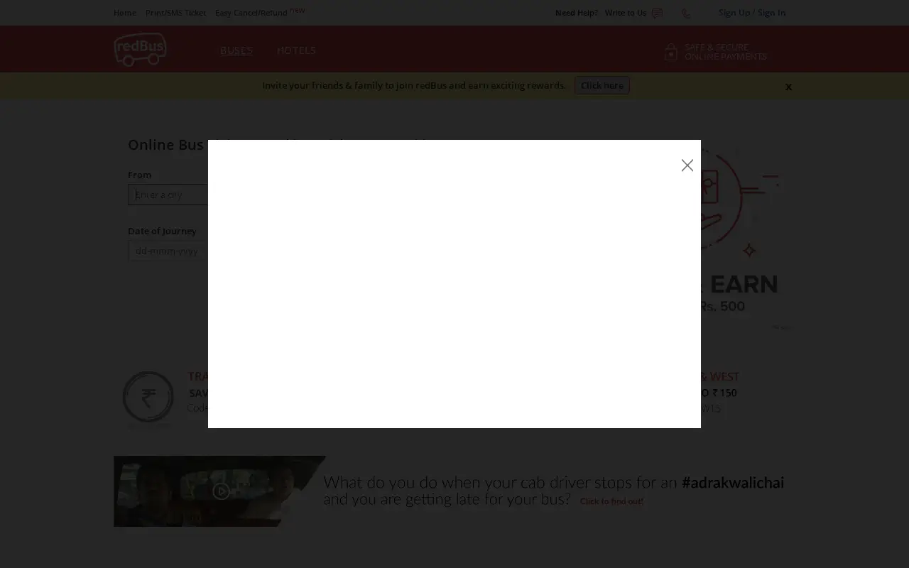 redbus.in in 2016