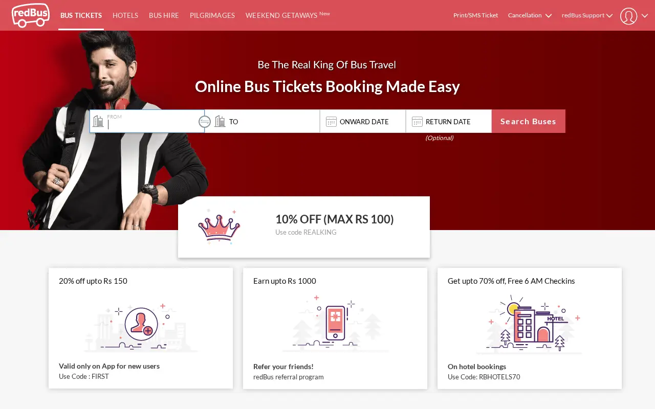 redbus.in in 2017