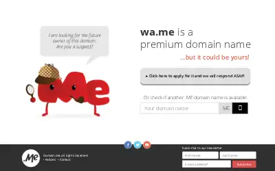 wa.me in 2016