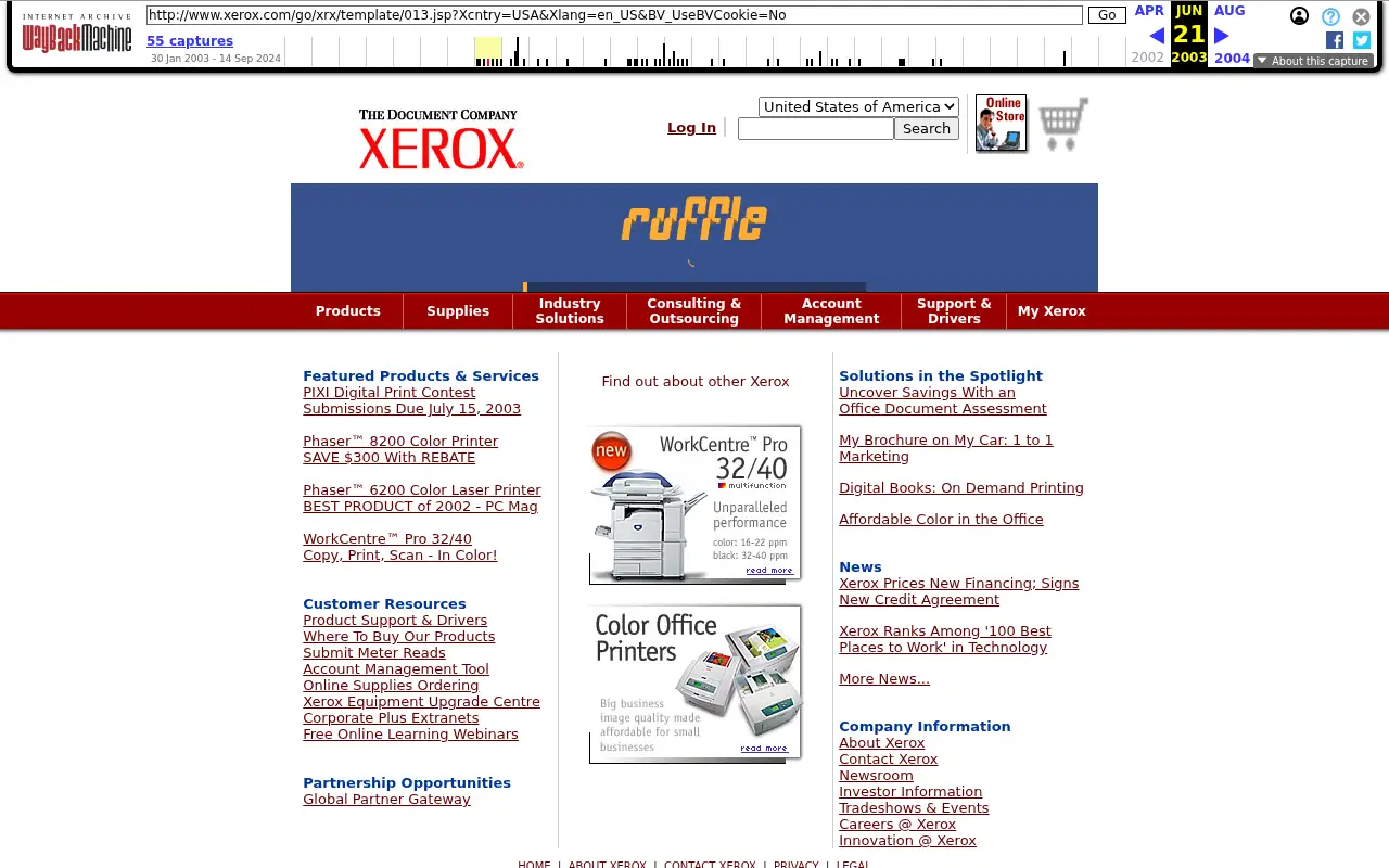 xerox.com in 2003