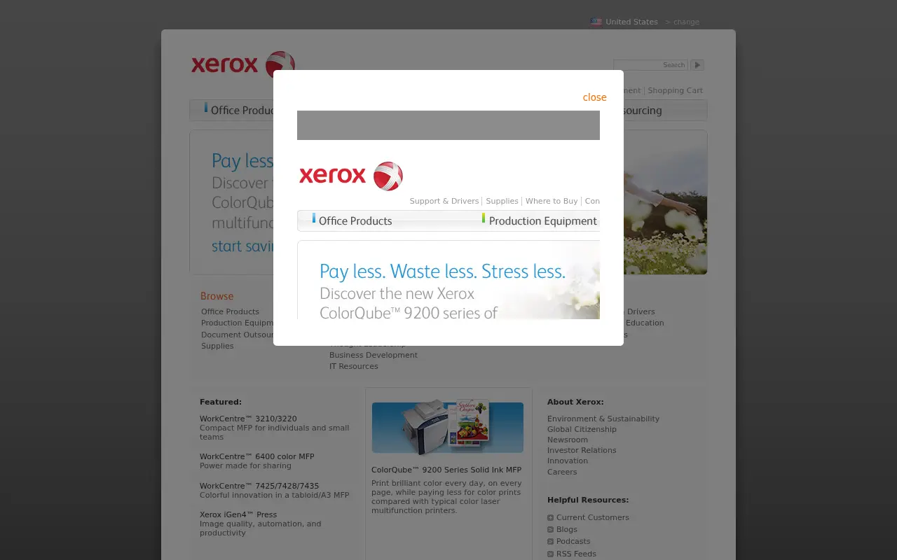 xerox.com in 2009