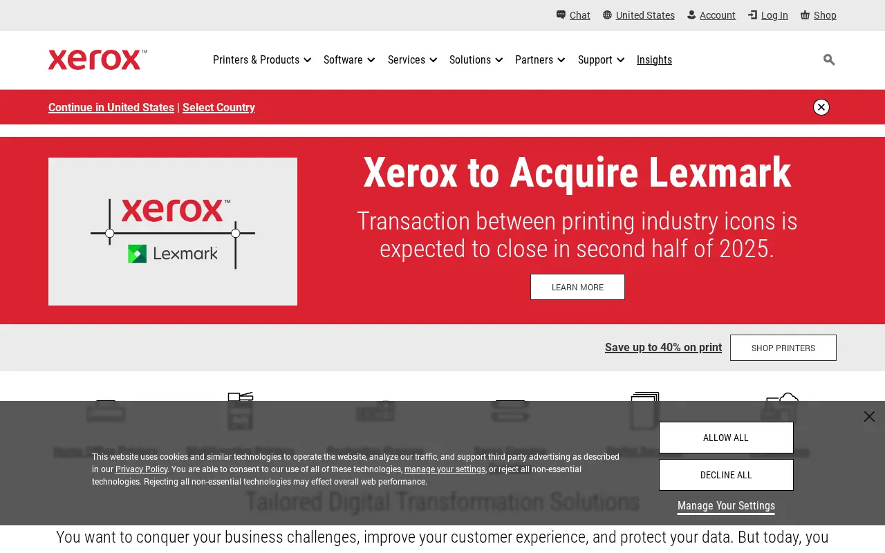 xerox.com in 2025