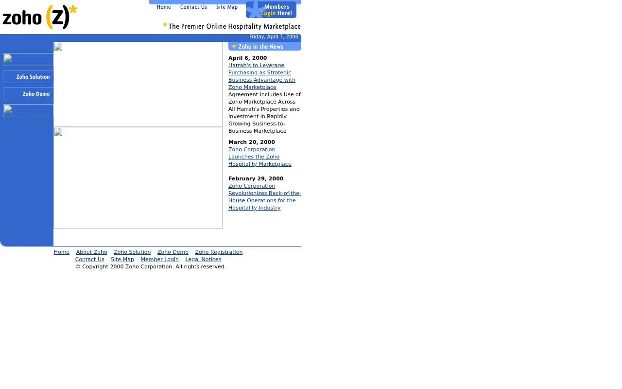 zoho.com in 2000