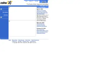 zoho.com in 2000
