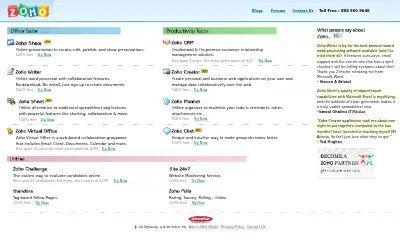 zoho.com in 2006