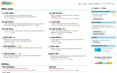 zoho.com in 2007