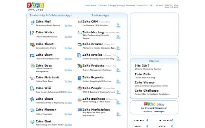 zoho.com in 2009