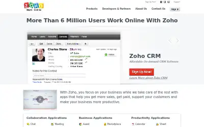 zoho.com in 2012