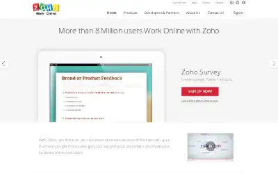 zoho.com in 2013