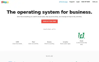 zoho.com in 2017