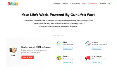 zoho.com in 2019