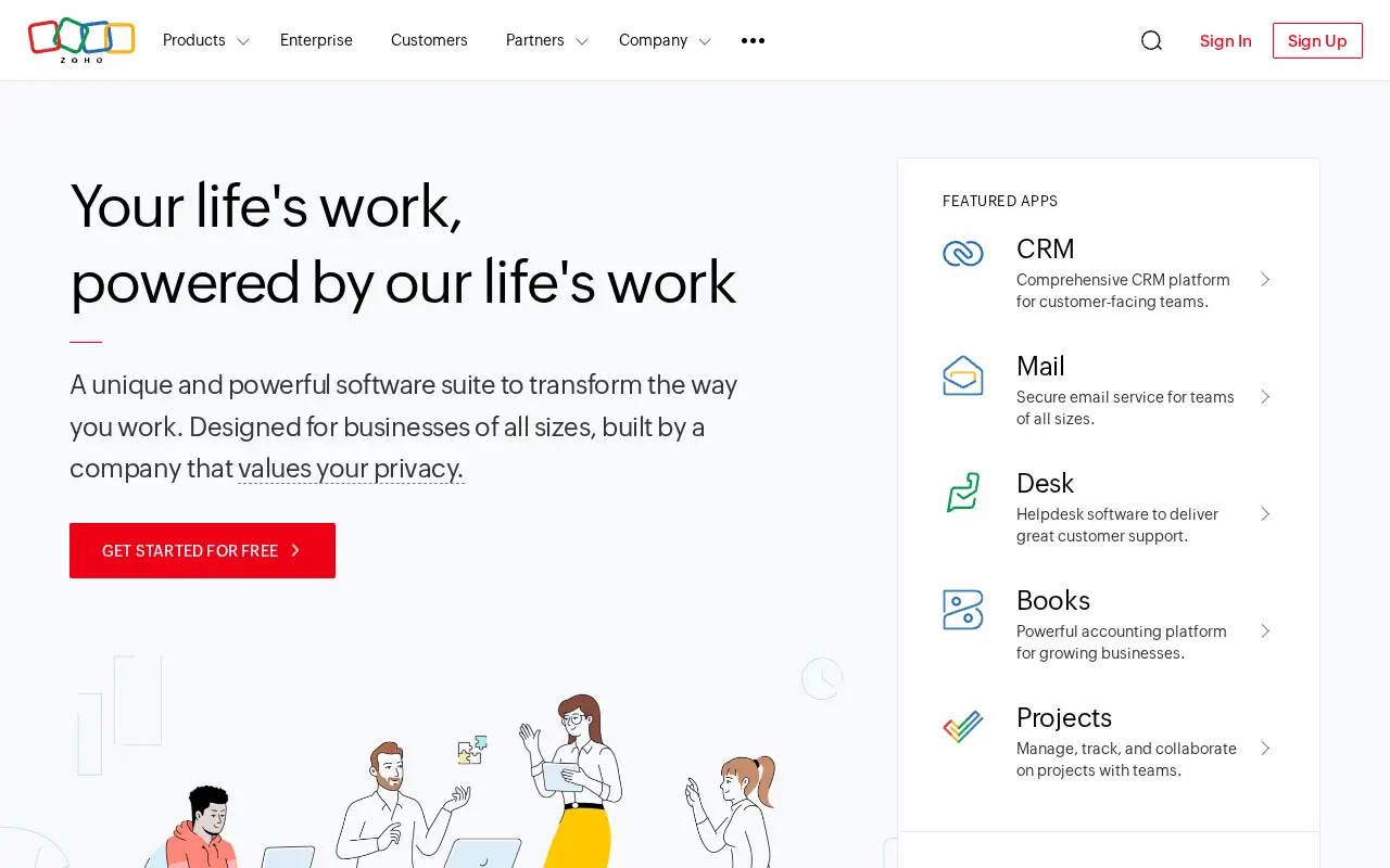 zoho.com in 2025