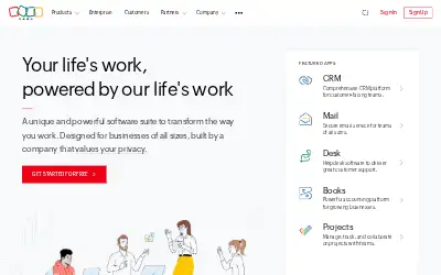 zoho.com in 2025