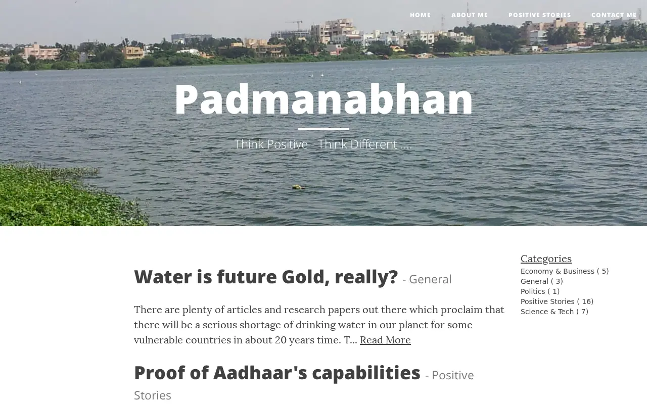 padmanabhan.in in 2016