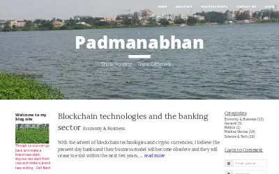 padmanabhan.in in 2018